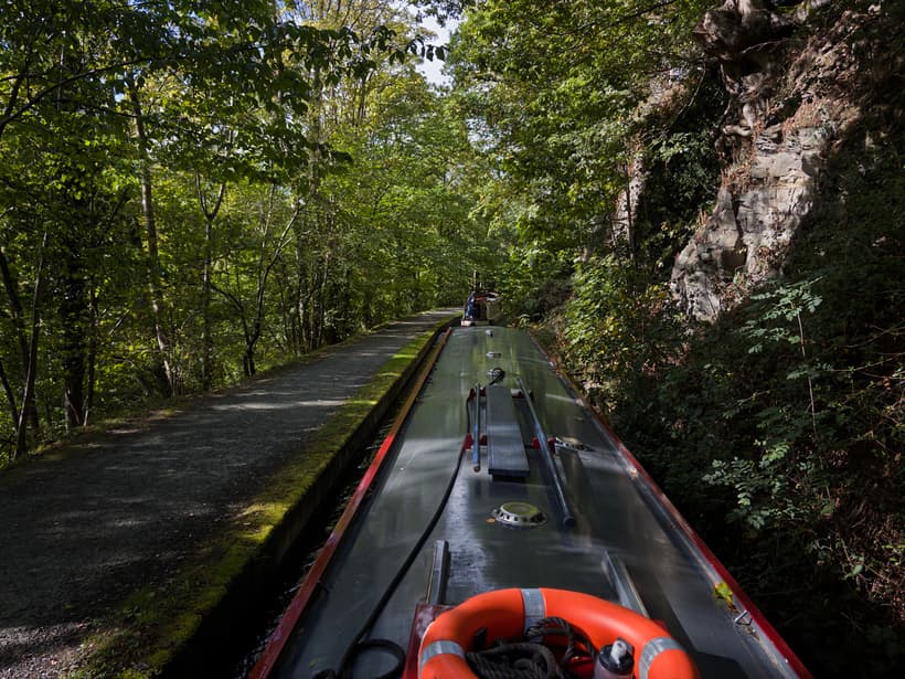 Margaret and I navigate the last stretch